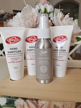 Saje & Lifebuoy Hand Sanitizer Variety bundle (expired)